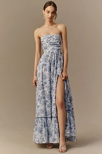 V. Chapman Regina Strapless Maxi Dress