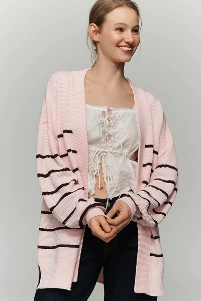 By Anthropologie Waffle Cardigan Sweater