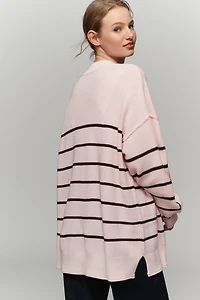 By Anthropologie Waffle Cardigan Sweater