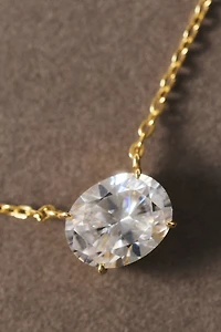 Shashi Oval East-West Necklace
