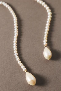 Shashi Bolo Tie Pearl Necklace