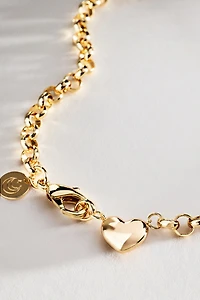 Jane Win A Little Bit of Love Rolo Chain Necklace