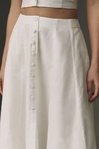 V. Chapman Ashton Halter-Neck Top and Midi Skirt Set