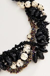 By Anthropologie Layered Bead Cluster Necklace
