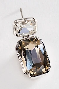 Tonal Crystal Drop Earrings