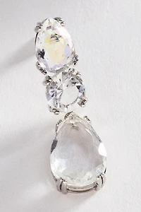 Gradient Crystal Drop Earrings