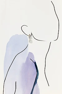 Gradient Crystal Drop Earrings