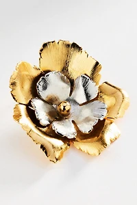 Lelet NY Eden Floral Mixed Metal Earrings