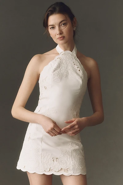 BHLDN Cutwork Mini Dress