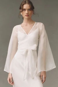 Shona Joy La Lune Stratus Organza Wrap Blouse