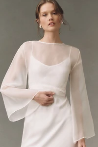 Shona Joy La Lune Stratus Organza Wrap Blouse