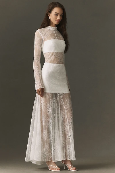 Shona Joy Labyrinth Lace Maxi Dress