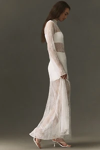 Shona Joy Labyrinth Lace Maxi Dress