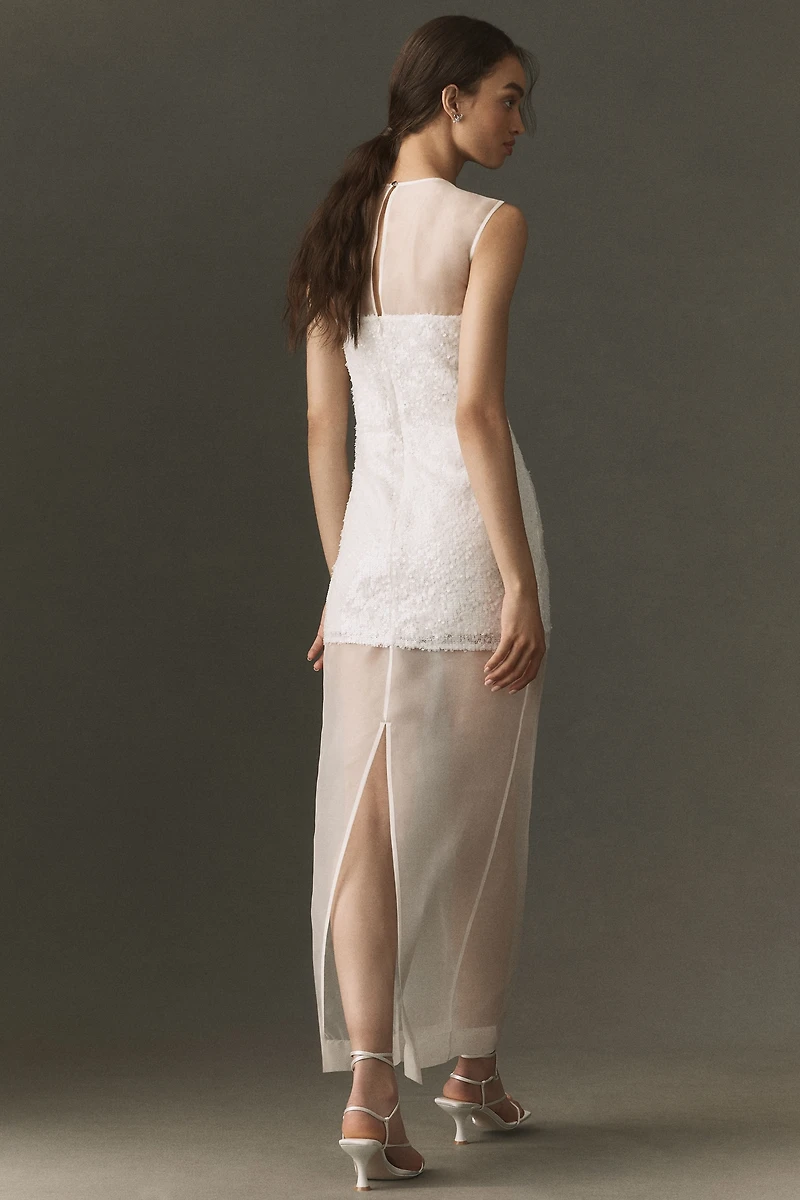 Shona Joy Amerie Silk Organza Maxi Dress