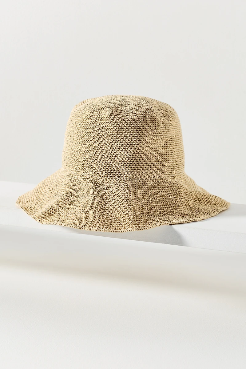 Seafolly Raffia Bucket Hat