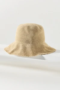 Seafolly Raffia Bucket Hat