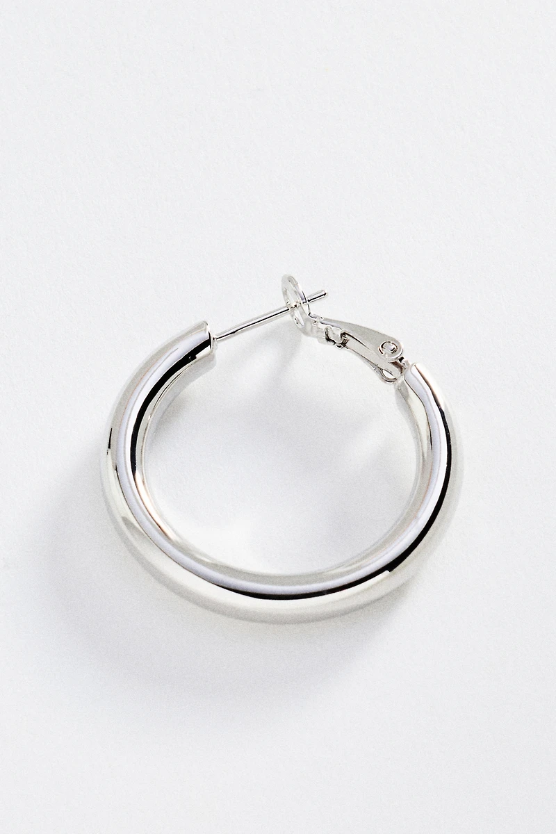 Tube Hoop Earrings
