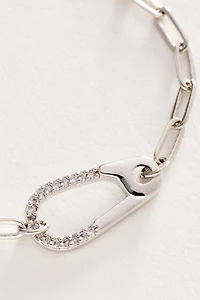 Carabiner Paperclip Chain Bracelet