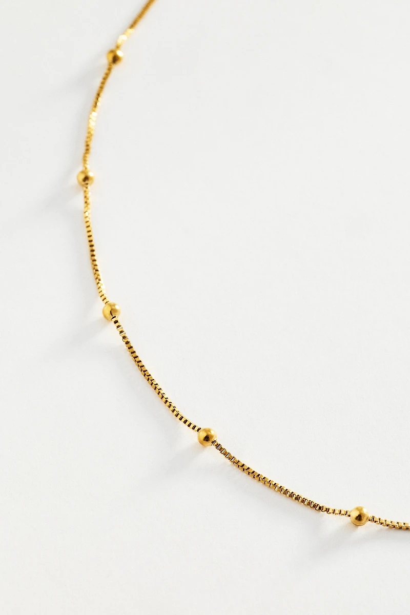 Spaced Bauble Water-Resistant  Necklace