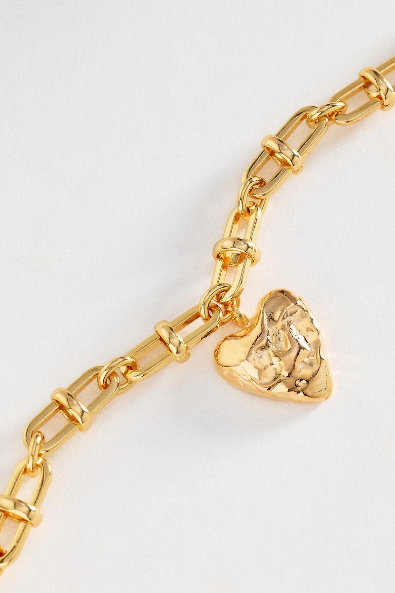 Heart Charm Bracelet