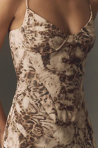 SAU LEE Neyla Chiffon Maxi Dress
