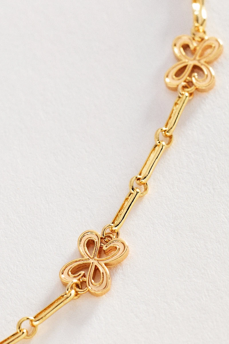 Maeve Enamel Charm Chain Necklace