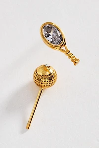 By Anthropologie Tennis Icons Stud Earrings, Set of 2