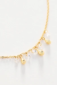 By Anthropologie Crystal Drop Necklace