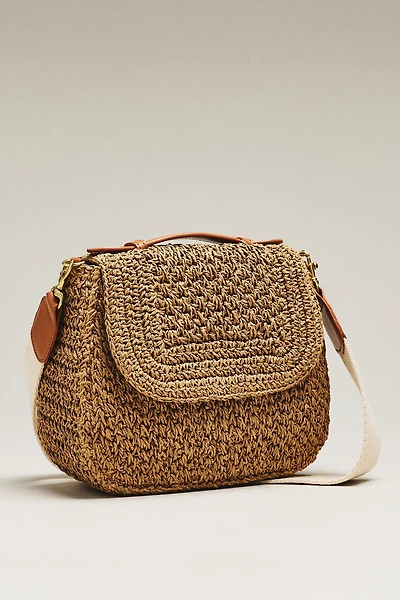 Clare V. Louis Straw Shoulder Bag