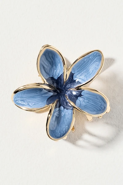 Metal Flower Hair Claw Clip