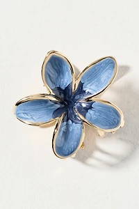 Metal Flower Hair Claw Clip