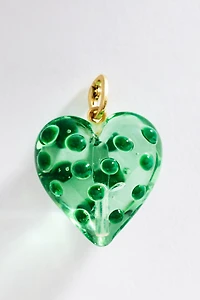 Clare V. Polka Dot Heart Charm
