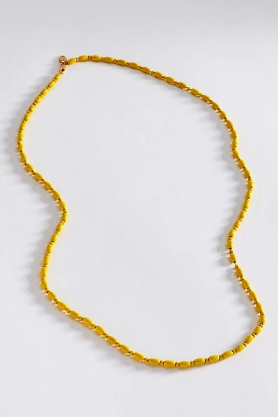 Clare V. Enamel Beaded Necklace