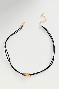Corded Crystal Carabiner Necklace
