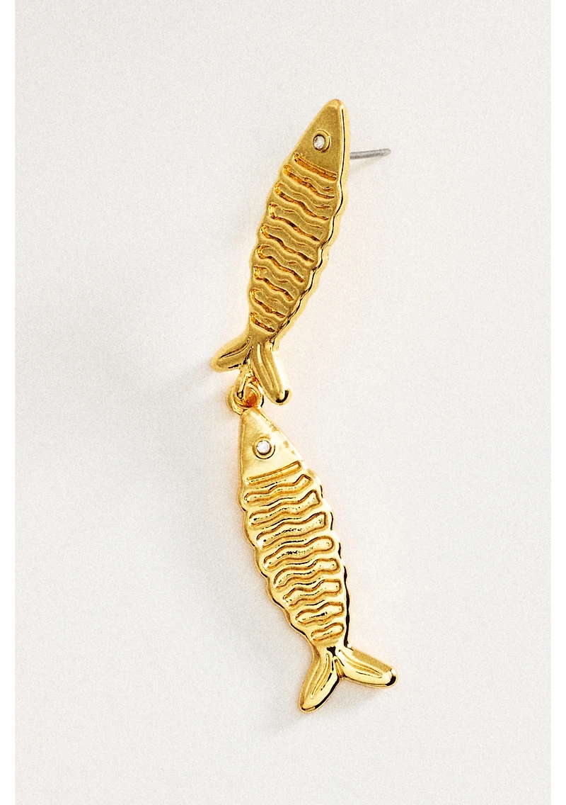 Frasier Sterling Gone Fishing Earrings