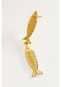 Frasier Sterling Gone Fishing Earrings