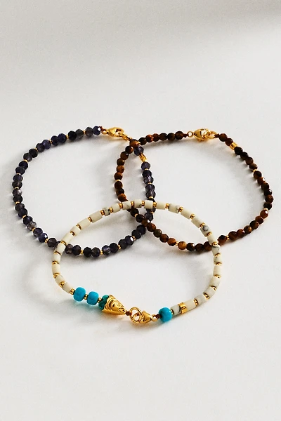 Chan Luu Trio Friendship Bracelets, Set of 3