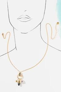 Chan Luu Trio Charm Necklace