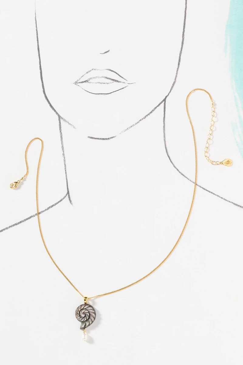 Chan Luu Nautilus Pendant Necklace