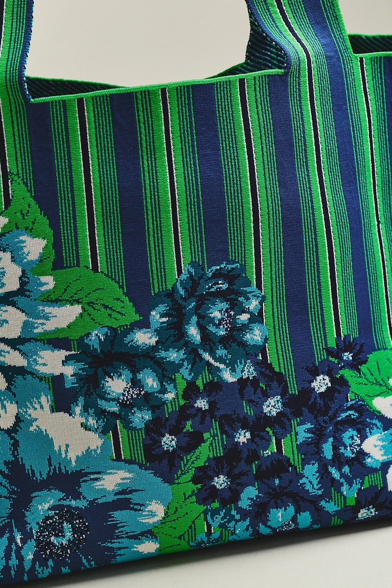 ALÉMAIS Margo Jacquard Maxi Tote Bag