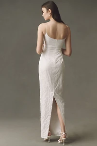 SAU LEE Contance Jaquard Maxi Dress