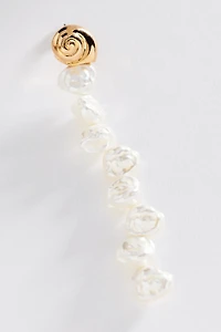 Shell Pearl Drop Earrings