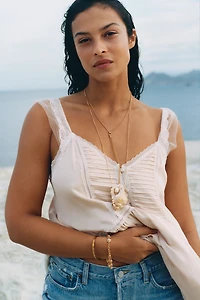 Large Shell Pendant Necklace