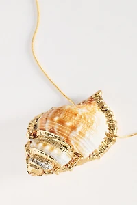 Large Shell Pendant Necklace