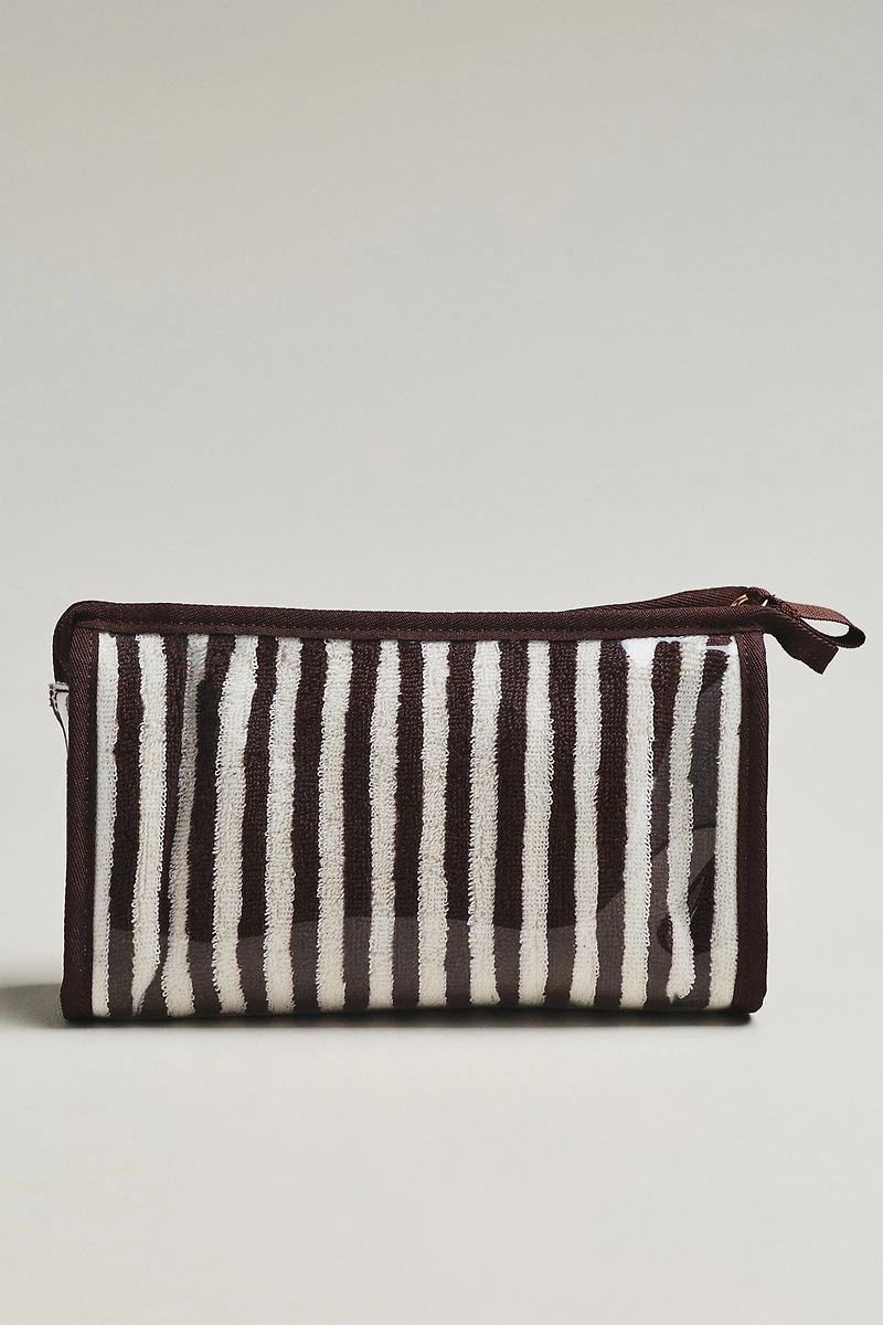 Coated Terry Cosmetic Cases, Set of 3