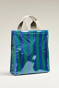 Coated Terry North South Small Tote
