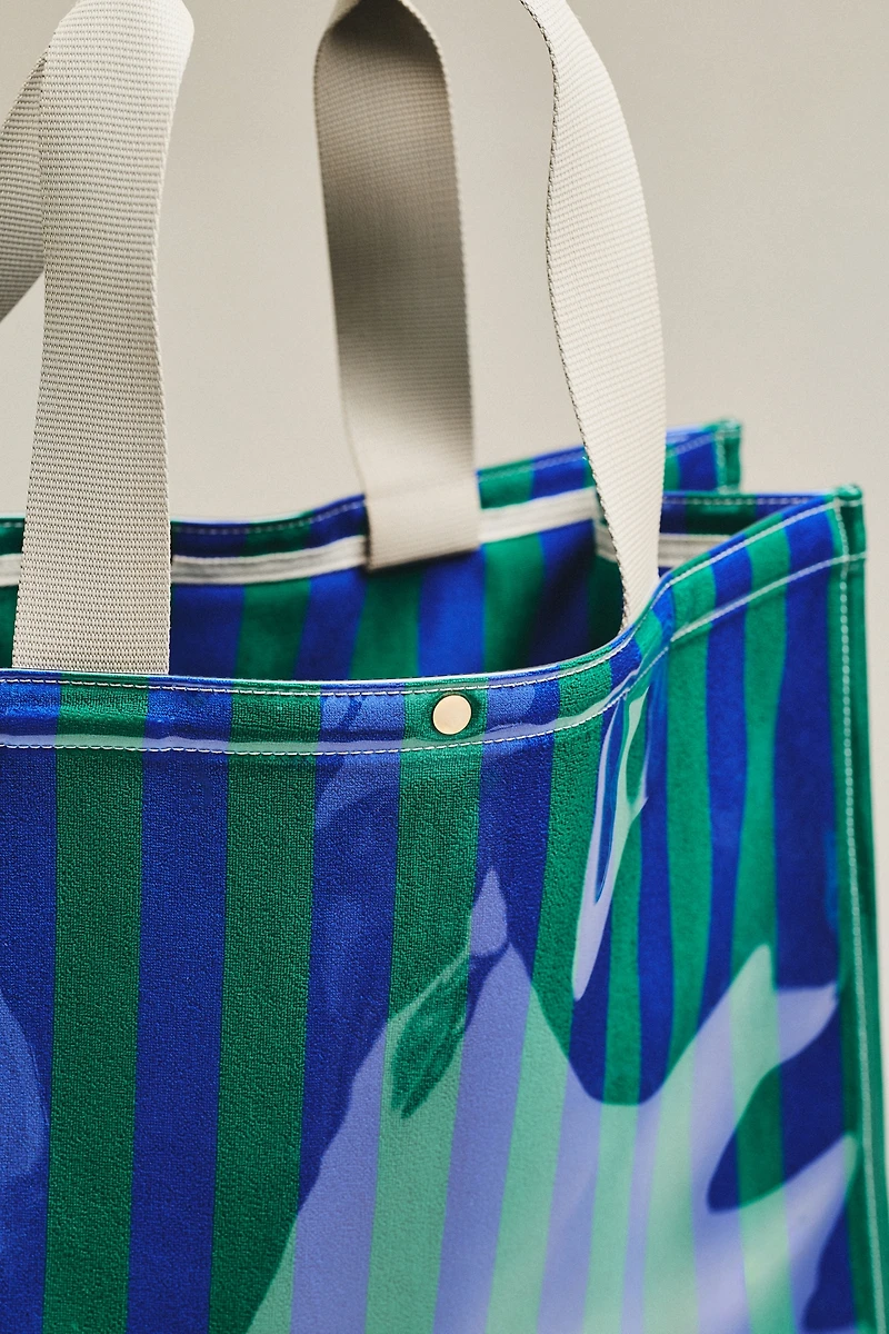Extra Large Terry Canvas East West Bag