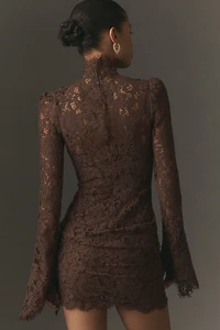 De La Vali Bodita Lace Mini Dress