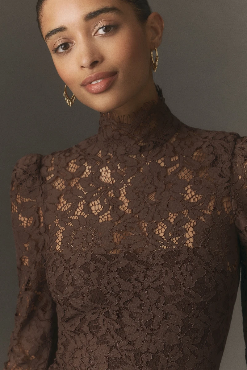 De La Vali Bodita Lace Mini Dress