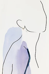 By Anthropologie Crystal French Hook Earrings